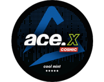 SNUS Nikotiinipadjad <br> ACE X Cosmic Superwhite <br> Cool Mint