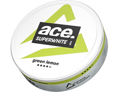 SNUS Nikotiinipadjad  ACE Superwhite  Green Lemon