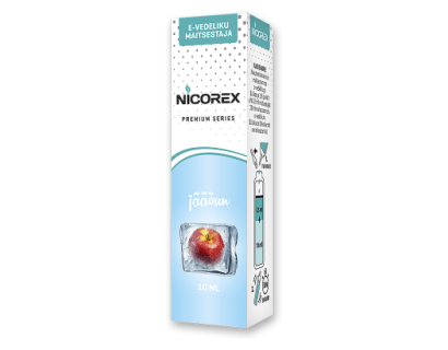 E-liquid aroma  ICE APPLE  "Nicorex Premium"