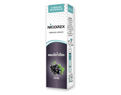 E-liquid aroma  BLACK CURRANT  "Nicorex Premium"