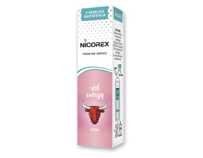 E-vedeliku maitsestaja  RED ENERGY  "Nicorex Premium"