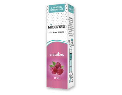 E-vedeliku maitsestaja  VAARIKAS  "Nicorex Premium"
