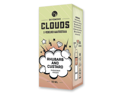 E-vedeliku maitsestaja  RHUBARB AND CUSTARD  "SKYsmoke Clouds"