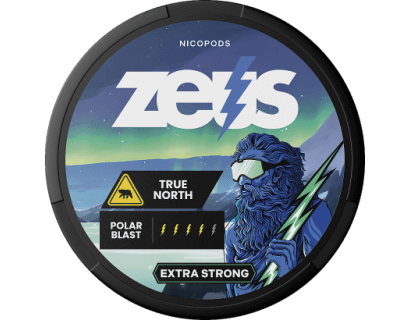 SNUS Nikotiinipadjad Zeus True North extra strong